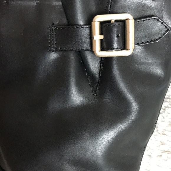 BCBGeneration Halen Black Stud Buckle Zipper Boot - Picture 12 of 12